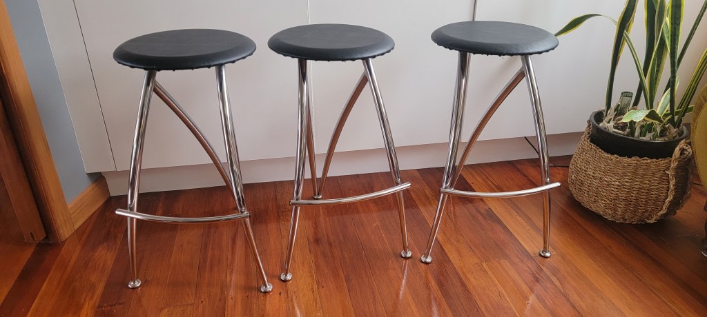 Three Bar Stools at a&nbsp;Time